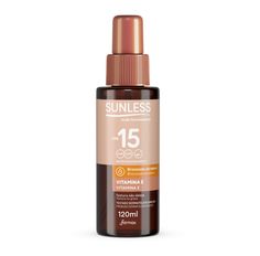 Loção Bronzeadora Creme Fps15 Sunless 120ml