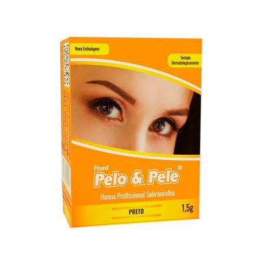 Tinta Henna Para Sobrancelha Pelo E Pele Preto