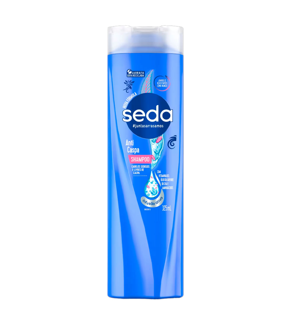 Shampoo Seda Anti Caspa Hidratação Diária 325ml - Lojas Rede