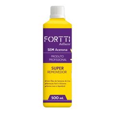 Removedor De Esmalte Fortti Sem Acetona 500 ml