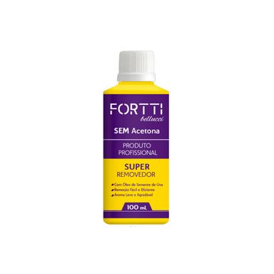 Removedor De Esmalte Fortti Sem Acetona 100 ml