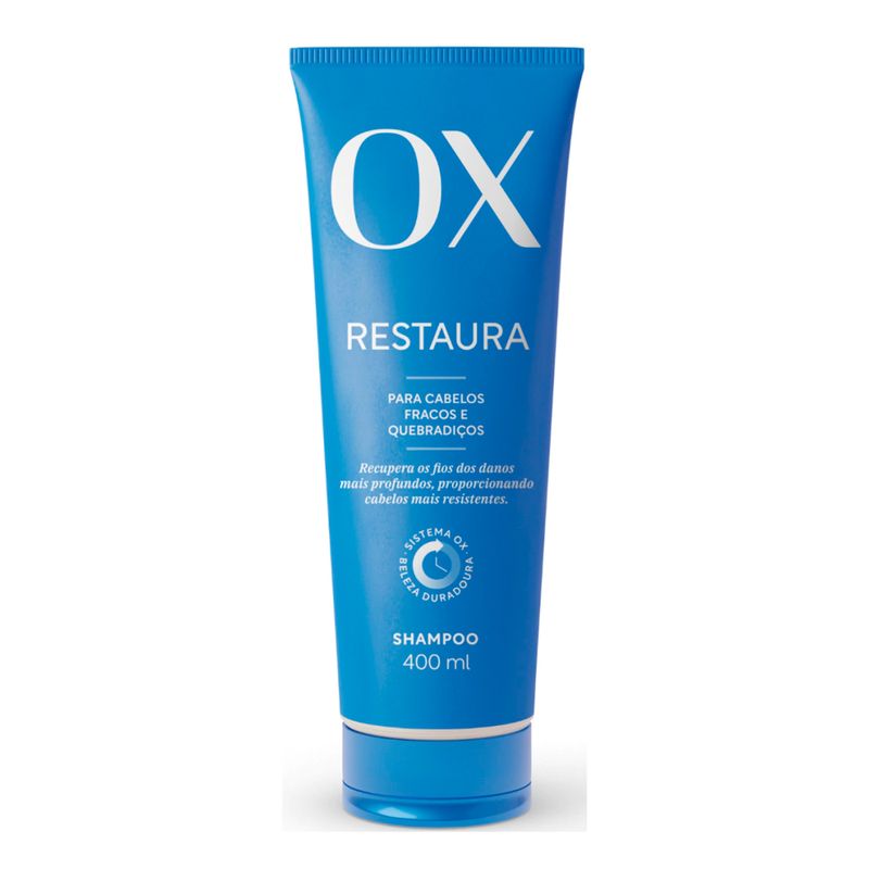 Shampoo Ox Restaura 400ml - Lojas Rede
