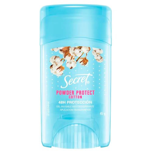 Desodorante Antitranspirante Secret Clear Gel Powder Protect Algodão 45g