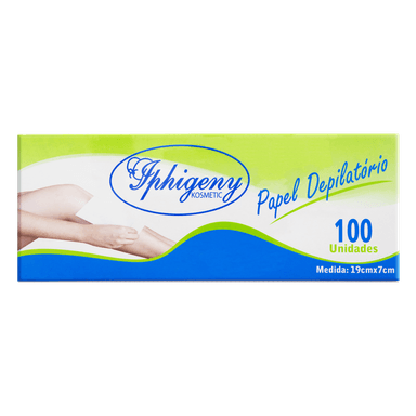 Papel Para Depilação Iphigeny Com 100 Unidades