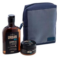 Kit Urban Shampoo 3X1 240ml + Pomada Capilar 50g