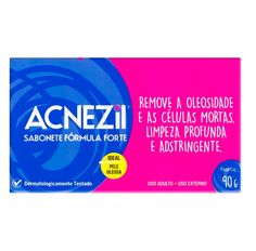 Sabonete Facial Em Barra Acnezil Pele Oleosa 90g