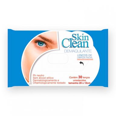 Lenço Skin Clean Demaquilante Com 30 Unidades