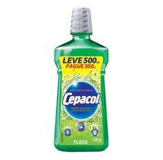 Antisséptico Bucal Cepacol Com Fluor Leve 500ml Pague 350ml