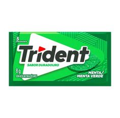 Chiclete Trident Menta Zero Açucar 5Un 8g