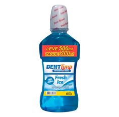 Enxaguante Bucal Dentlimp Fresh Ice Leve 500ml e pague 300ml