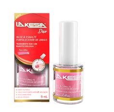 Esmalte Duo Fortalecedor La Kesia Rosa Lichia 9ml