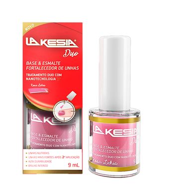 Esmalte Duo Fortalecedor La Kesia Rosa Lichia 9ml