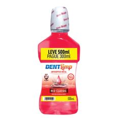 Antisséptico Bucal Dentlimp Red Classic Leve 500 Pague 300ml