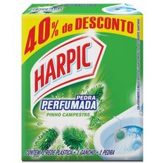 Pedra Sanitária Harpic Aroma Plus Pinho 25g