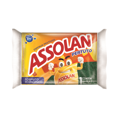 Esponja De Limpeza Assolan Pertuto