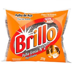 Palha De Aço Brillo Grossa 25g
