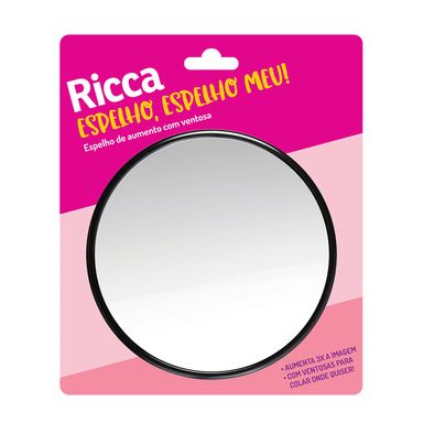Espelho De Aumento Ricca 3X Com Ventosa - 127