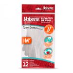 LUVA-VINIL-VABENE-S-PO-TRANSPARENTE-M-C-12UN