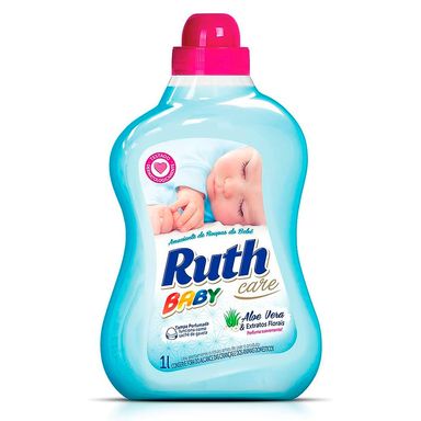Amaciante De Roupa Ruth Care Baby Azul 1L