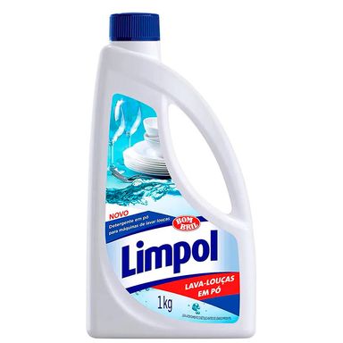 Detergente Em Pó Para Máquina De Lavar Louças Limpol 1Kg
