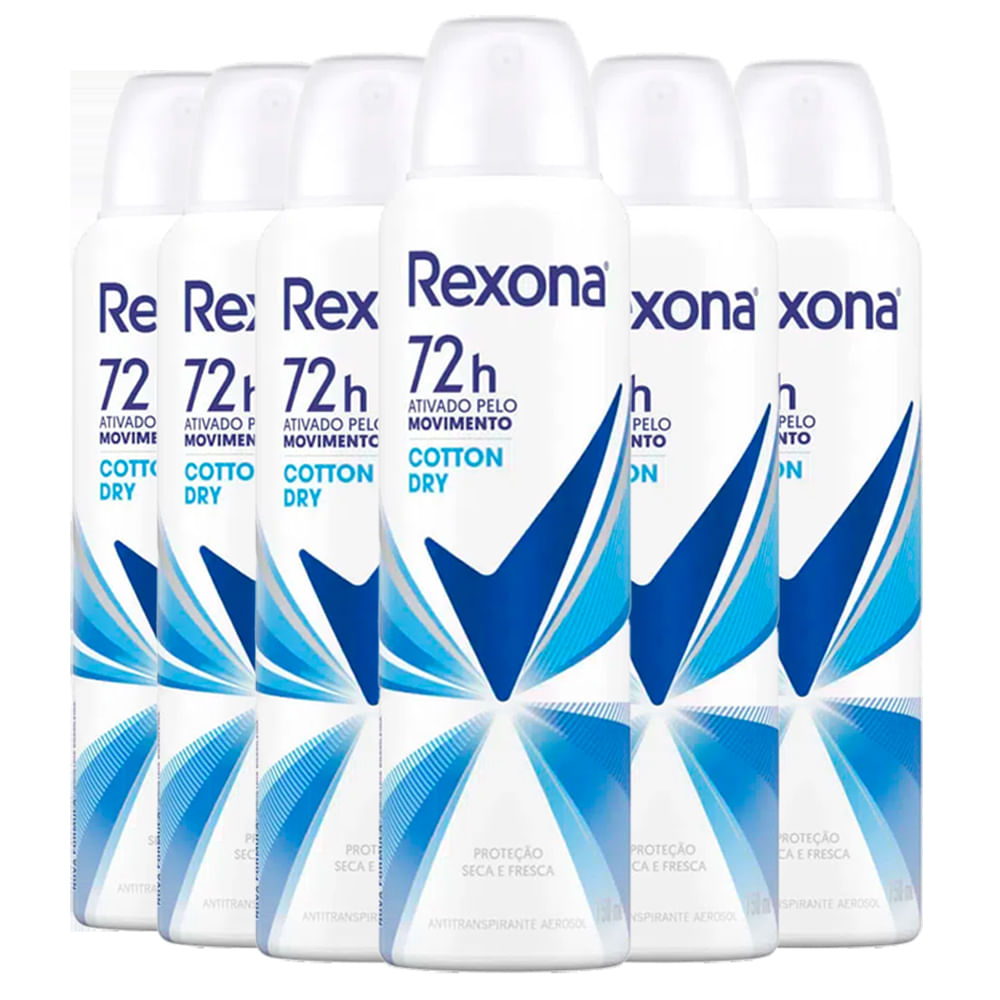 Desodorante Rexona Cotton Dry Aerosol - 150ml