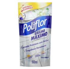 Cera Líquida Incolor Poliflor Brilho Maximo Refil 500ml