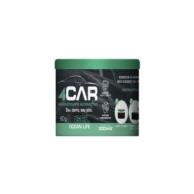 Aromatizante Automotivo Ocean Life Gel Brisk 4Car 60g