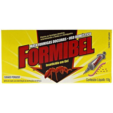 Inseticida Gel Em Seringa Formibel 10g