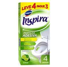 Pastilha Sanitária Citrus Inspira Leve 4 Pague 3 Unidades - VENCIMENTO MAIO