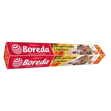 Filme Pvc Boreda Para Assados E Churrasco 0,45 X 7,5M
