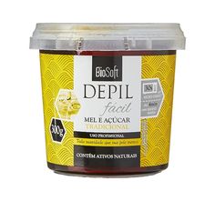 Cera Depil Facil Mel E Açúcar Tradicional 300g