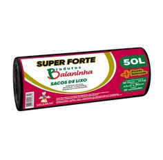 Saco Para Lixo Rolo Baianinha Super Forte 50L