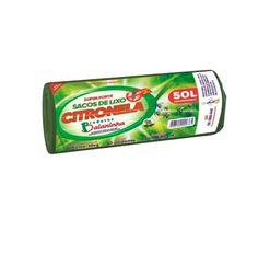 Saco Para Lixo Rolo Baianinha Citronela 50L
