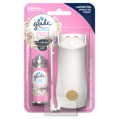 Kit Aromatizador Aparelho + Refil Lembrança De Infância Glade 12ml
