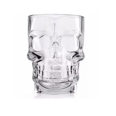 Caneca De Vidro Vitrizi Caveira Para Chopp 540ml