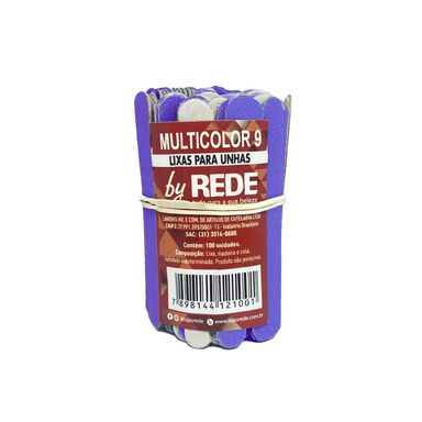 Mini Lixa By Rede Multicolor Com 100 Unidades