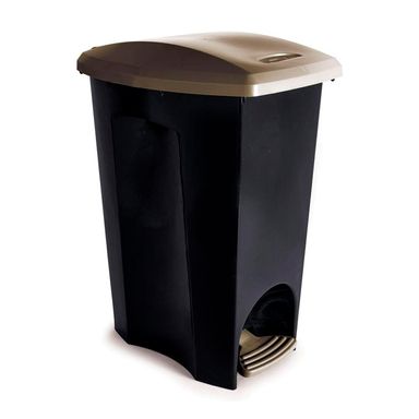 Lixeira 3 em 1 com Pedal Plasútil Ouro Velho 30L