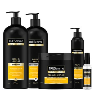 Kit Tresemmé Brilho Lamelar 5 Unidades