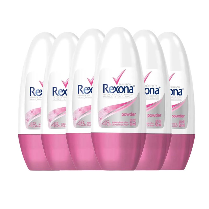 Rexona Powder Dry desodorante roll on feminino 50ml