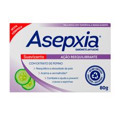 Sabonete Asepxia Suavizante Ação Reequilibrante 80g