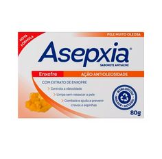 Sabonete Asepxia Enxofre Ação Antioleosidade 80g