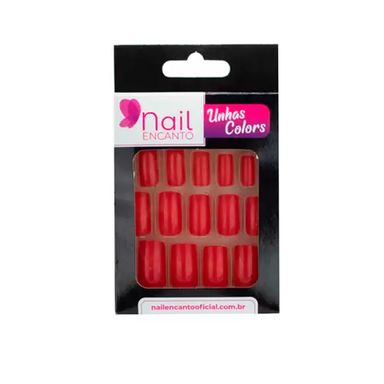 Unhas Postiças Nail Encanto - Longa Vermelho