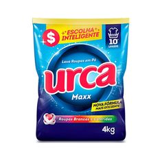 Sabão Em Pó Urca Maxx Concentrado Refil 4Kg