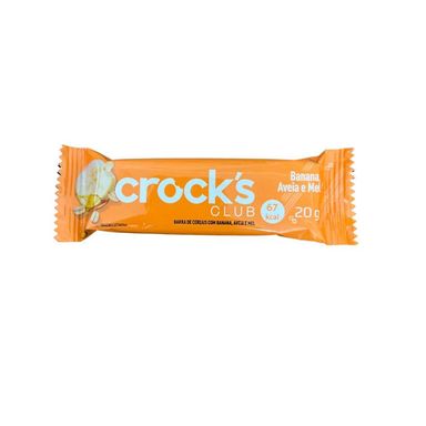 Barra Cereal Crocks Club Banana Aveia E Mel 20g