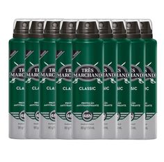 Kit Desodorante Aerosol Très Marchand Classic 150ml - 9 Unidades