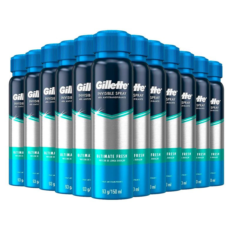 2022100906-1-Kit-Desodorante-Aerosol-Gillette-Ultimate-Fresh-150ml-12-unidades