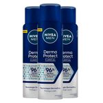 2022100919-1-Kit-Desodorante-Aerosol-Nivea-Clinical-Derma-Protect-Masculino-150ml-3-unidades
