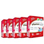 2022101071-Kit-5-Fralda-Geriatrica-Mastersoft-Regular-M-08-Unidades