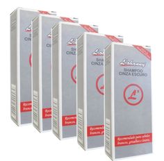 Kit Shampoo Lohanny Cinza Escuro 70ml - 5 Unidades