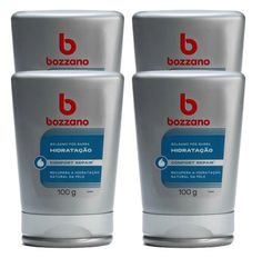 Kit Bálsamo Pós Barba Bozzano Hidratação 100g - 4 Unidades